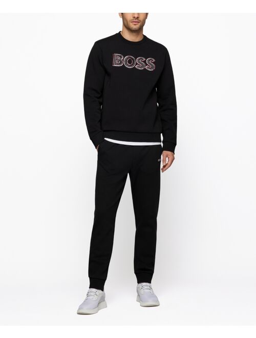 Hugo Boss BOSS Men's Cotton-Blend Regular-Fit Sweatshirt