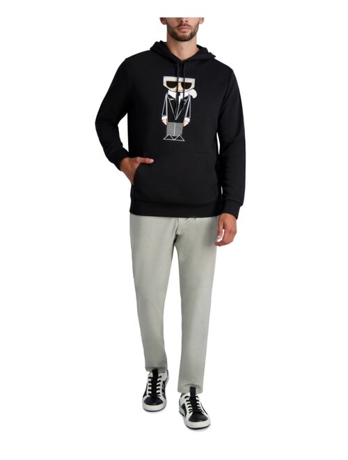 Karl Lagerfeld Paris Men's Kocktail Karl Loose-Fit Printed Hoodie