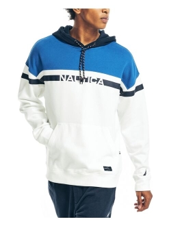 Men's Sustainably Crafted Chest-Stripe Hoodie