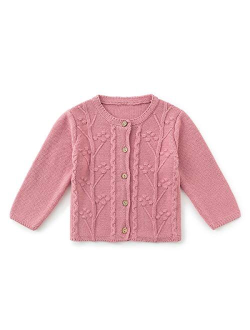 Simplee kids Baby Girls' Fall Winter Cardigan Sweaters Coats Outfits for Toddlers