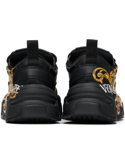 VERSACE JEANS COUTURE Black Stargaze Sneakers