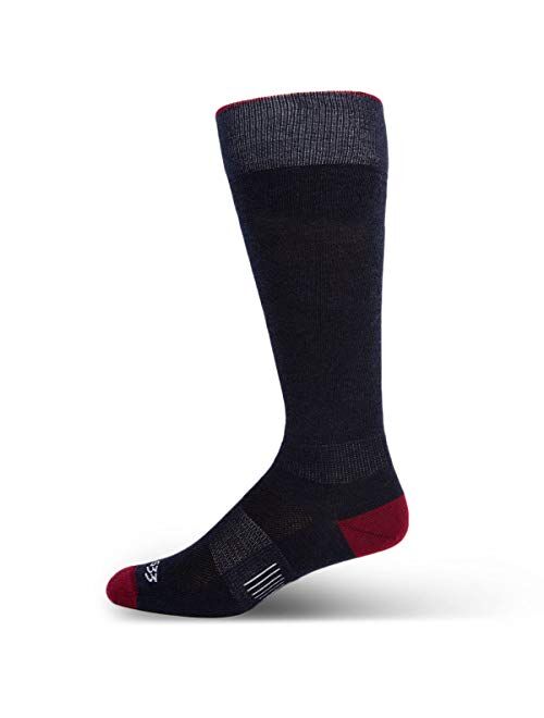 Minus33 Merino Wool Clothing Mountain Heritage Over the Calf Liner Socks Made in USA New Hampshire