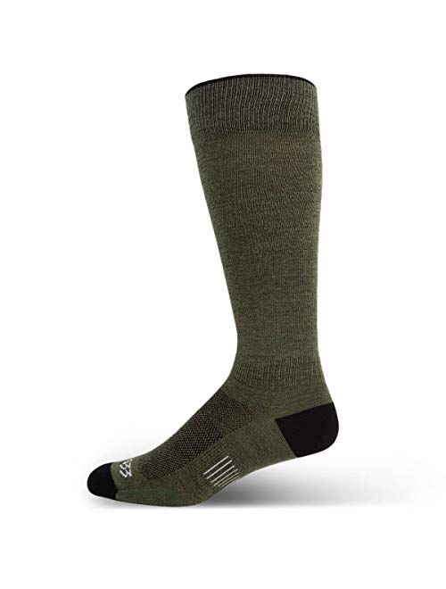 Minus33 Merino Wool Clothing Mountain Heritage Over the Calf Liner Socks Made in USA New Hampshire