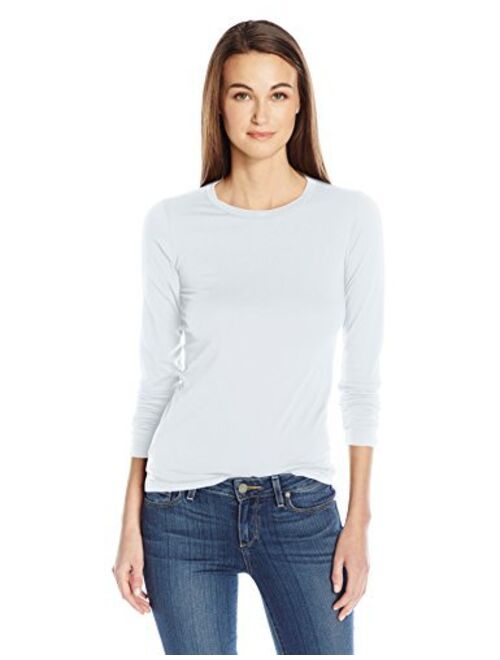 Velvet by Graham & Spencer Women's Long Gauzy Whisper Classics Longsleeve Tee