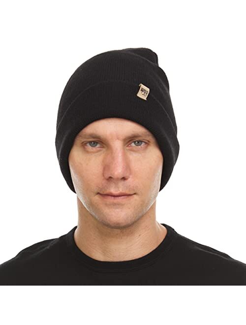 Minus33 Merino Wool Minus33 Midweight Everyday Knit Cuff Beanie - 100% Merino Wool - Warm Winter Hat