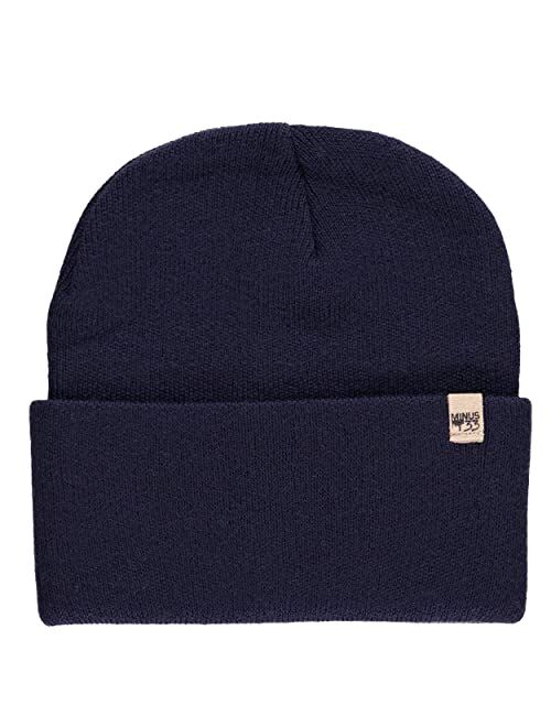 Minus33 Merino Wool Minus33 Midweight Everyday Knit Cuff Beanie - 100% Merino Wool - Warm Winter Hat