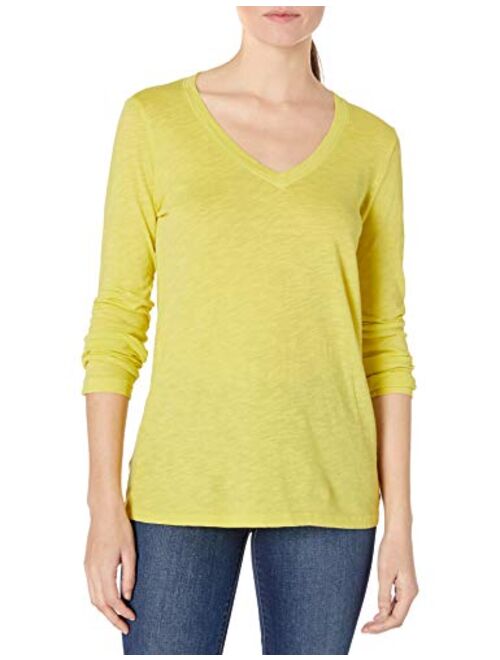 Velvet by Graham & Spencer Women's Originals V-Neck Long Sleeve Tee