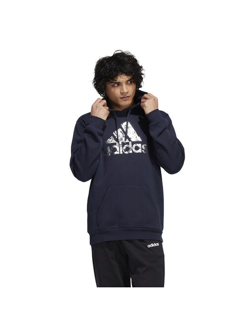 Men's adidas Liquid Foil Badge of Sport Graphic Fleece Hoodie