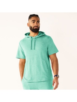 French Terry Short-Sleeve Hoodie