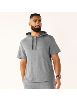 French Terry Short-Sleeve Hoodie