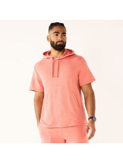 French Terry Short-Sleeve Hoodie