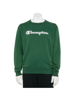 Vintage Wash Varsity Fleece Crew Sweatshirt