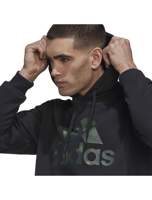 Big & Tall adidas Essentials Camo Print Fleece Hoodie