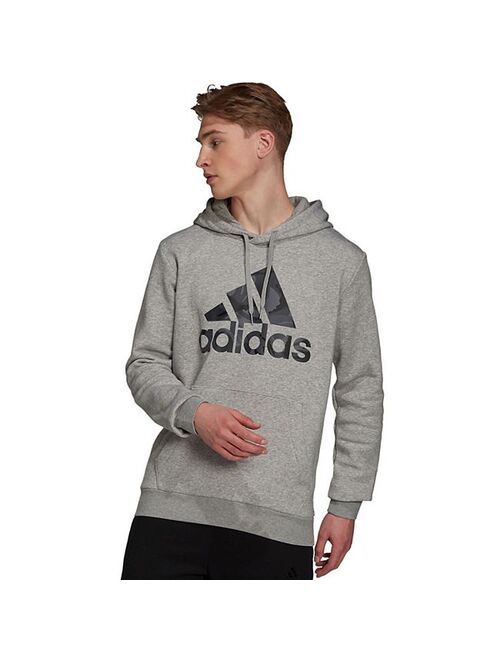 Men's adidas Essential Camo Badge of Sport Fleece Hoodie