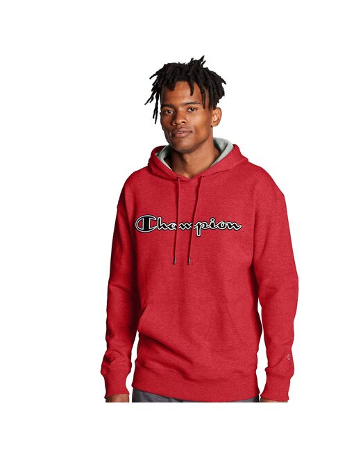 Men's Champion Powerblend Fleece Graphic Pullover Hoodie