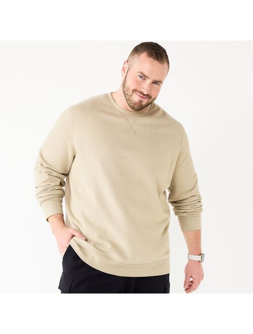 Big & Tall Tek Gear Ultra Soft Crew Sweatshirt