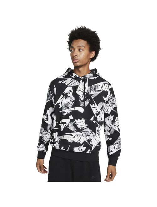 Men's Nike Essentials+ Allover Print Fleece Hoodie