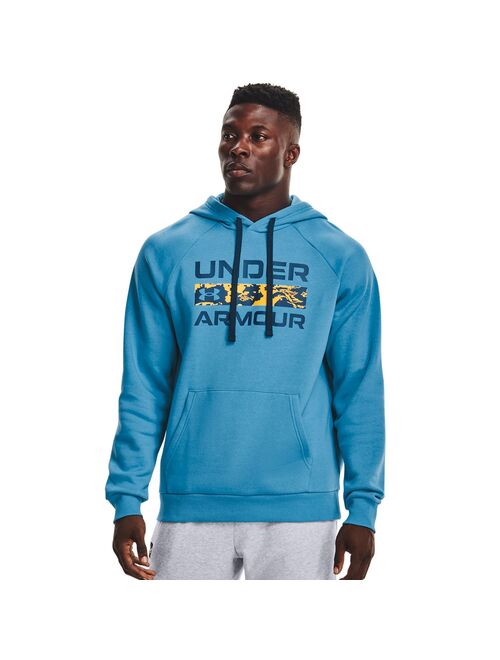 Big & Tall Under Armour Rival Fleece Signature Box Hoodie