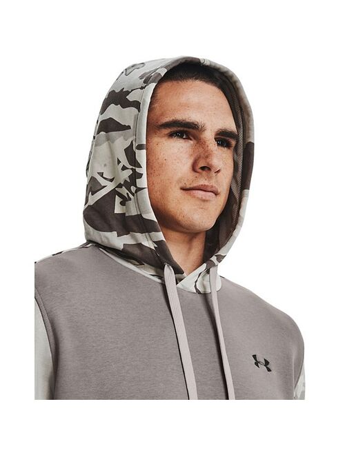 Men's Under Armour Rival Fleece Camo Blocked Hoodie