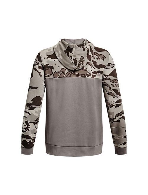 Men's Under Armour Rival Fleece Camo Blocked Hoodie