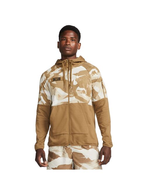 Men's Nike Dri-FIT Camo Full-Zip Fleece Hoodie