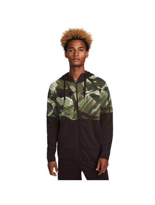 Men's Nike Dri-FIT Camo Full-Zip Fleece Hoodie