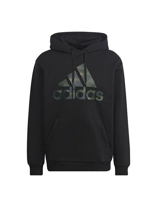 Men's adidas Essential Camo Badge of Sport Hoodie