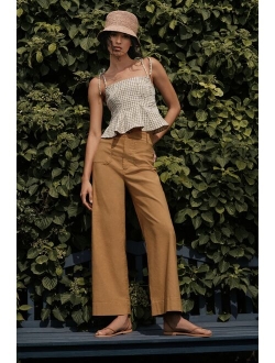 The Colette Cropped Wide-Leg Pants