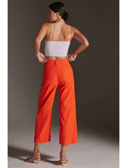 Maeve The Colette Cropped Wide-Leg Pants