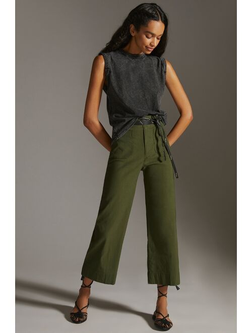 Maeve The Colette Cropped Wide-Leg Pants