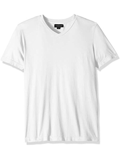 Mens Samsen Ss V Neck Cotton Tee