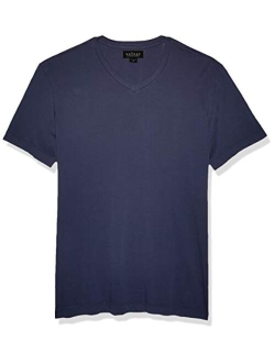 Mens Samsen Ss V Neck Cotton Tee