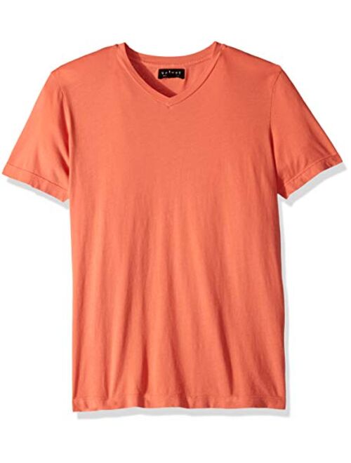 Velvet by Graham & Spencer Mens Samsen Ss V Neck Cotton Tee