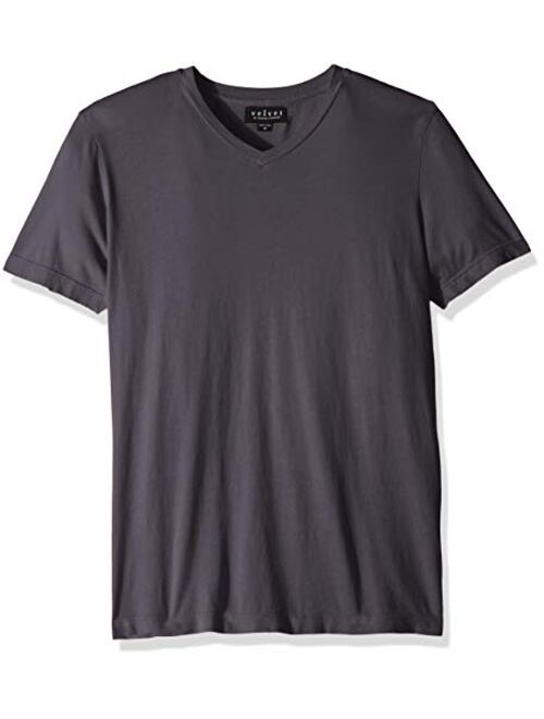 Velvet by Graham & Spencer Mens Samsen Ss V Neck Cotton Tee