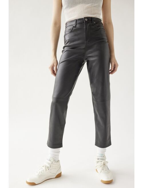 BLANKNYC Need You Tonight Faux Leather Cropped Pant