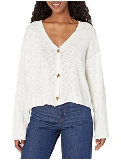 Women's Gabriel Linen Cotton Cardigan Sweater