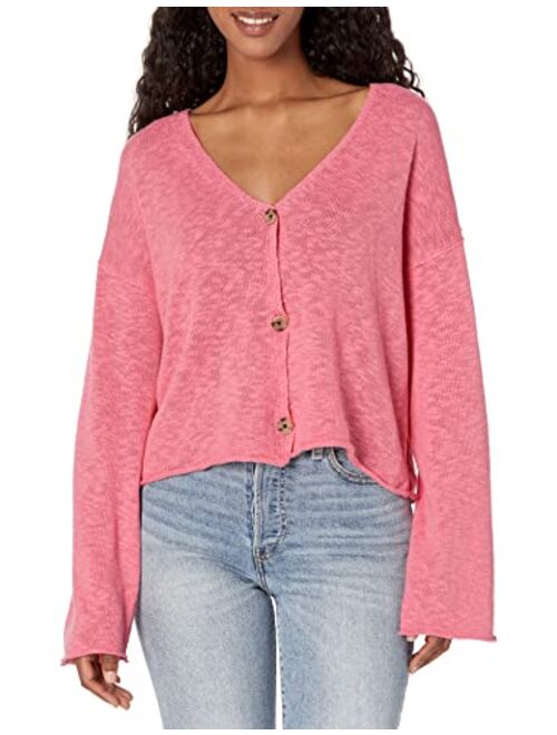 Velvet by Graham & Spencer Women's Gabriel Linen Cotton Cardigan Sweater