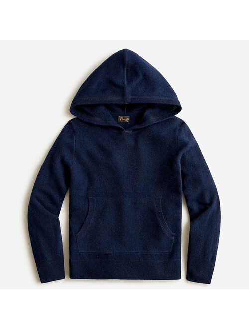 J.Crew Kids' cashmere pullover hoodie