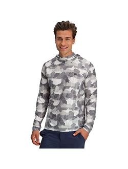 Mens Echo Printed Hoodie Quick Drying Sweatshirt