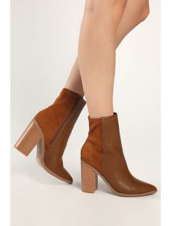 Essex Brown Mid-Calf Booties