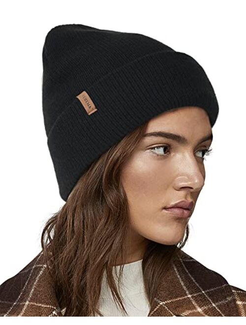 FURTALK Beanie Hats for Women Men Winter Hats Womens Knitted Slouchy Beanies Cuffed Skull Cap Warm Ski Hat