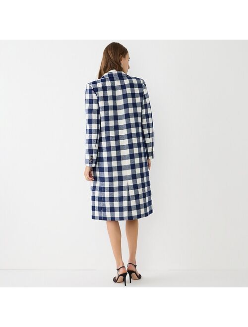 J.Crew Alfie topcoat in buffalo check Italian wool