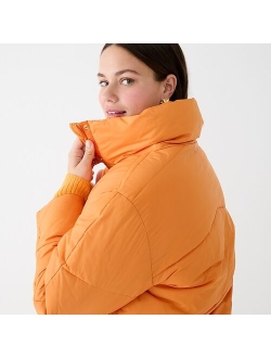 Limited-edition cropped puffer jacket