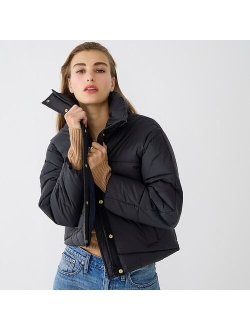 Limited-edition cropped puffer jacket