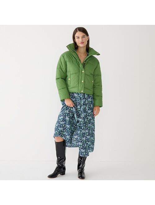 J.Crew Limited-edition cropped puffer jacket