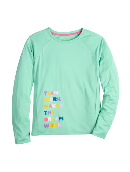 Girls 7-16 Tek Gear Long Sleeve Graphic Tee in Regular & Plus