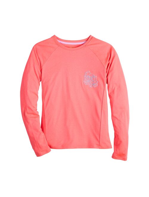 Girls 7-16 Tek Gear Long Sleeve Graphic Tee in Regular & Plus