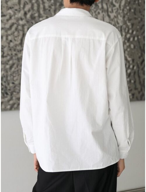 DAZY Men Solid Button Front Shirt