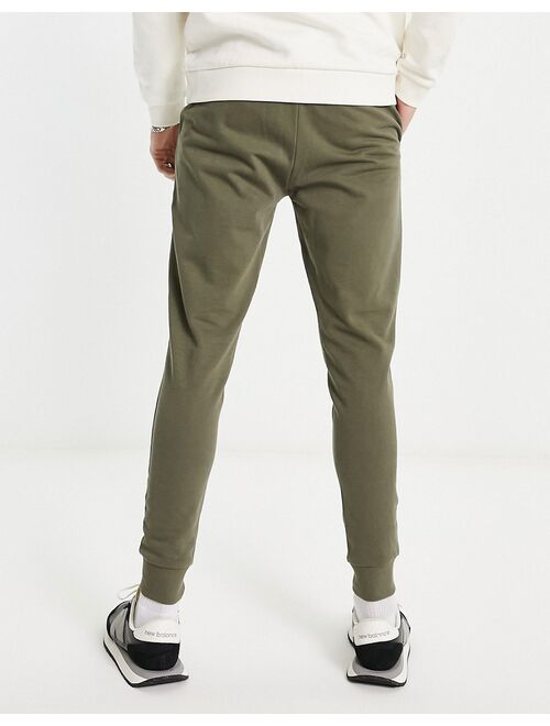 ASOS DESIGN skinny joggers in khaki