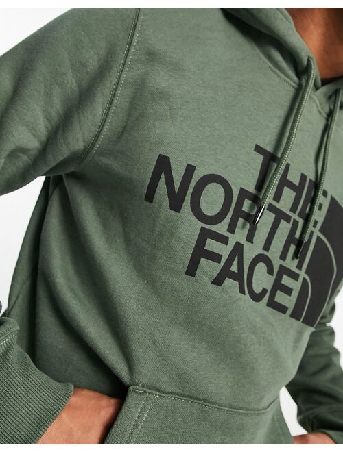 The North Face Half Dome chest print hoodie in khaki